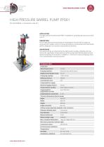 HIGH PRESSURE BARREL PUMP FP001