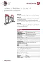 HIGH PRESSURE BARREL PUMP FP200-T