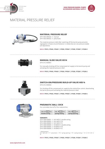 MANUAL SLIDE VALVE HS14