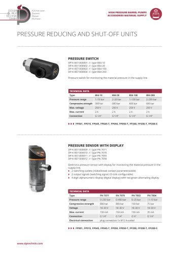 PRESSURE REGULATING VALVE