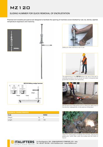 MZ120 SLIDING HAMMER - English