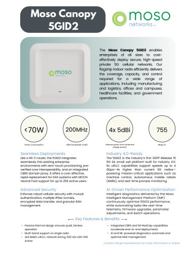 Moso Canopy 5GID2