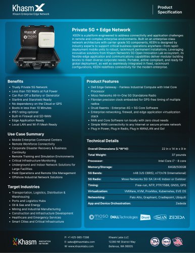 Private 5G + Edge Network