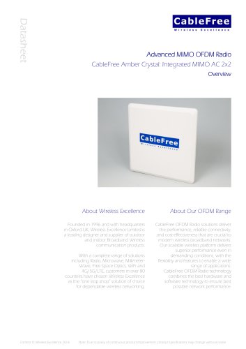 Advanced MIMO OFDM Radio