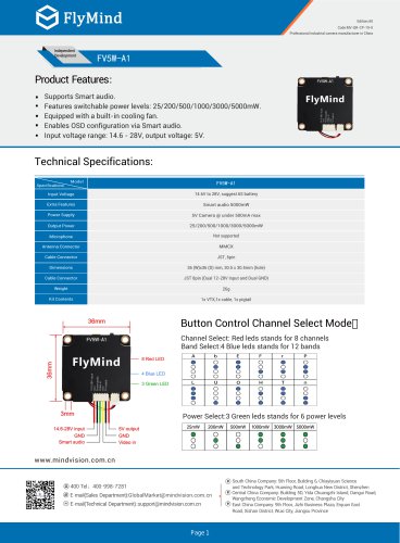 Fv5W-A1 5W VTX FPV wireless video transmission module.pdf