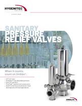 Hygenitec™ Pressure Relief Valves