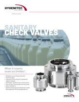 Hygenitec™ Sanitary Check Valves