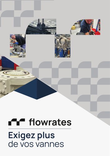 Flowrates - Expect more from yuor valves