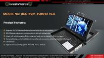 RGD-KVM-1508HD-VGA Key Technology Rugged KVM switch