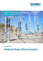 Dowei Electric Vertical Knee Disconnector GW10