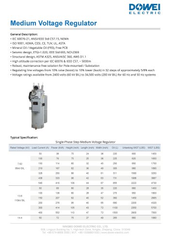 Medium Voltage Regulator