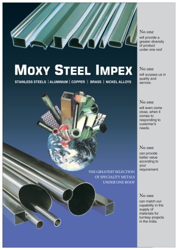 Moxy Steel Impex Catalogue