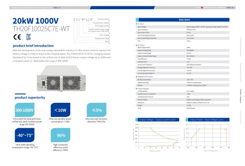 Tonhe Technology EV Charger Module TH20F10025C7E-WT