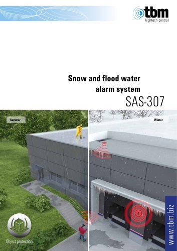 Snow and flood water alarm system