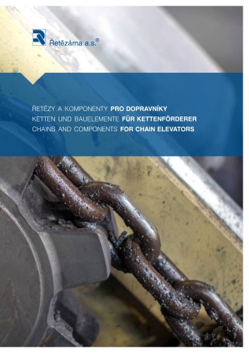 Chains and chain components for chain elevators