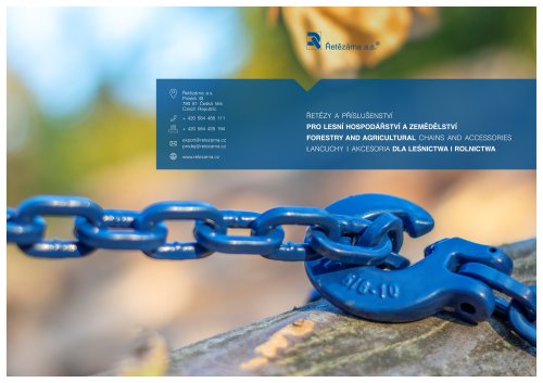 Forestry and agricultural chains and accessories