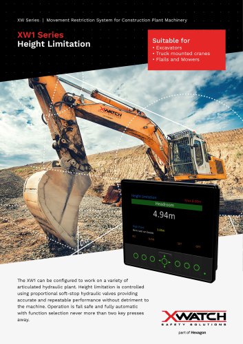 XW1 Series  Height Limitation