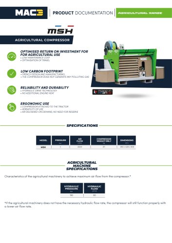 Product documentation MSH