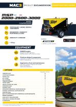 Product documentation MSP2000-2500-3000