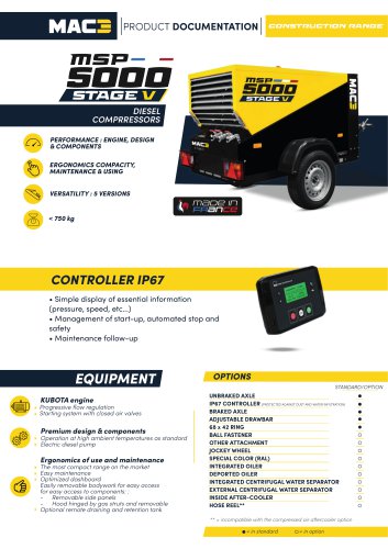 Product documentation MSP5000 STAGE V