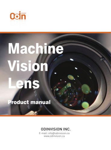 Machine Vision Lens