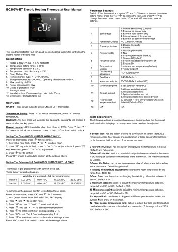 BC205-E WIFI Datasheet
