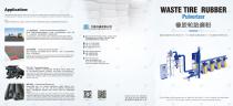 Waste tire rubber pulverizer equipment