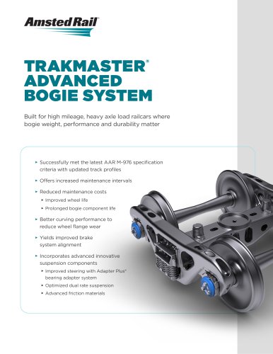 TRAKMASTER® ADVANCED BOGIE SYSTEM