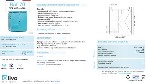 TECHNICAL SHEET-BAC70