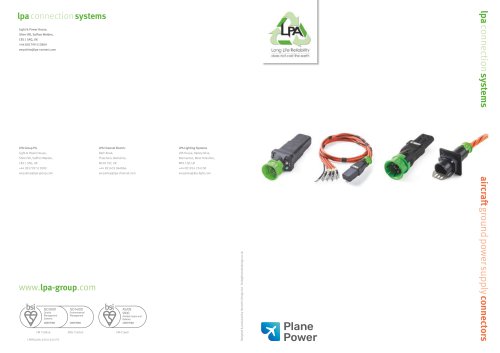 LPA aircraft connector brochure