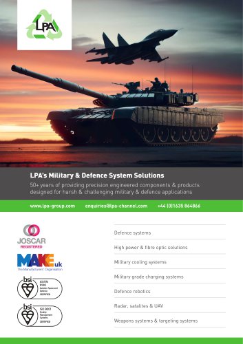 LPA Channel Electric Military & Defence System Solutions