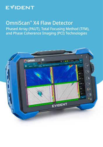 OmniScan&trade; X4 Flaw Detector