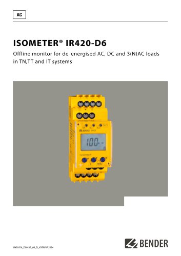 ISOMETER&reg; IR420-D6