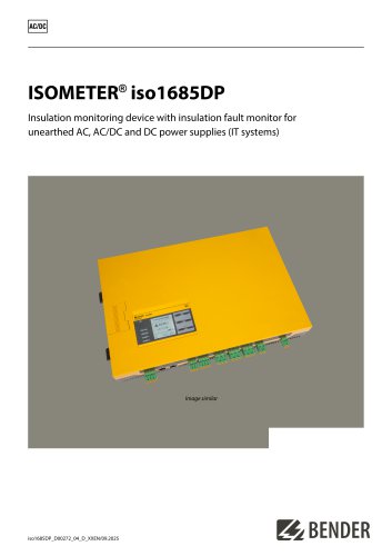 ISOMETER&reg; iso1685DP