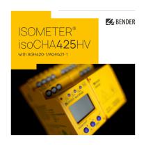 ISOMETER® isoCHA425HV with AGH420-1/AGH421-1