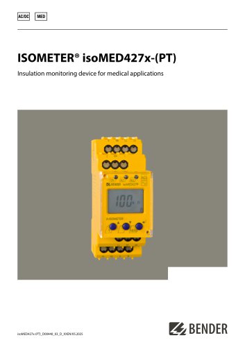 ISOMETER&reg; isoMED427x-(PT)