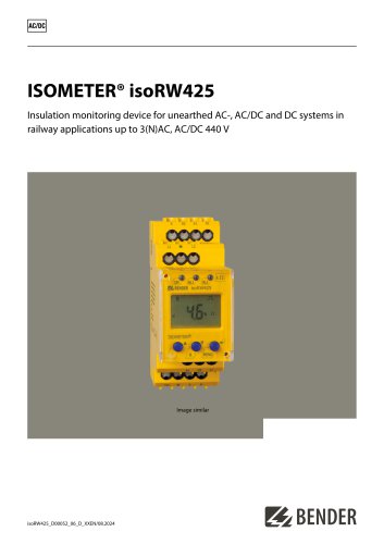 ISOMETER&reg; isoRW425