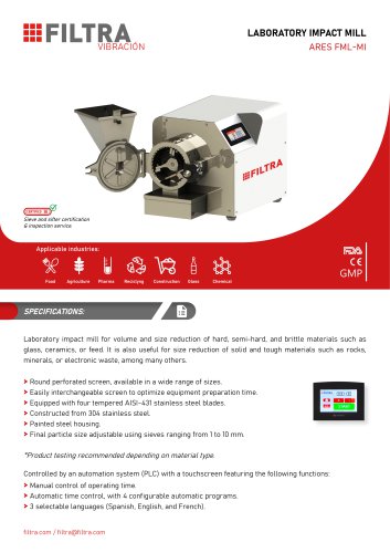 LABORATORY IMPACT MILL