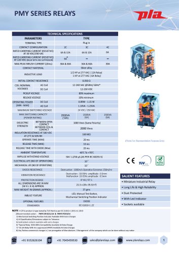 PMY SERIES RELAYS