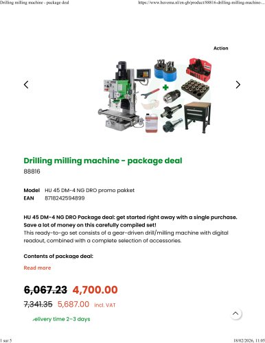 HU 45 DM-4 NG DRO promo pakket