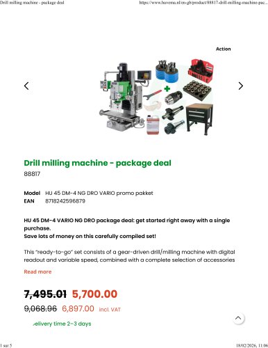 HU 45 DM-4 NG DRO VARIO promo pakket