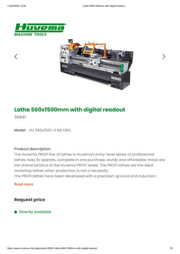 HU 560x1500-4 NG DRO