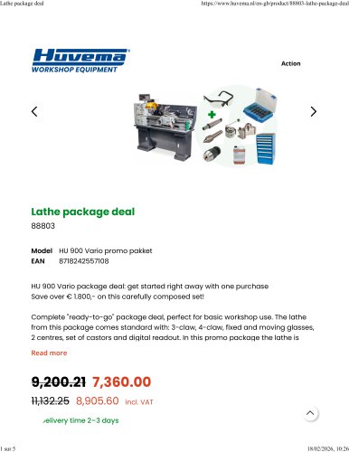 HU 900 Vario promo pakket