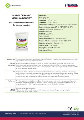 MANTI CERAMIC MEDIUM-DENSITY