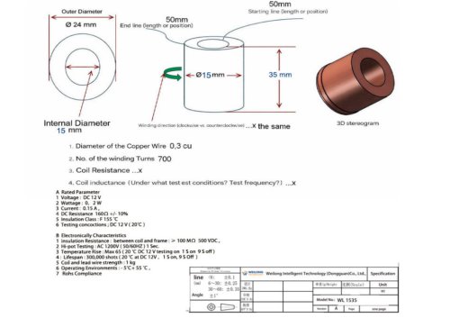 WL1535 Industrial Coil Bobbin Solutions