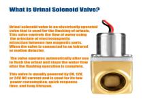 WL1854 Urinal Solenoid Valve Application