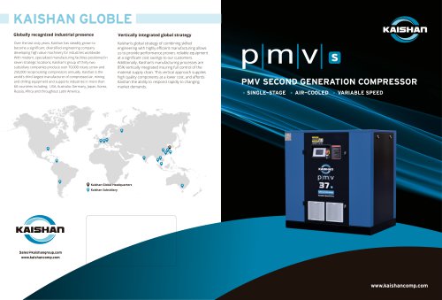 KAISHAN SCREW COMPRESSOR PMVs Series