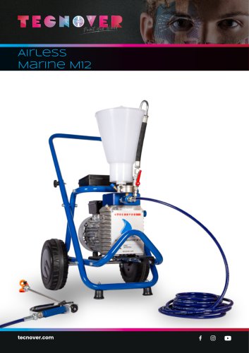 TECNOVER Marine M12 Airless Paint Sprayers for the marine industry