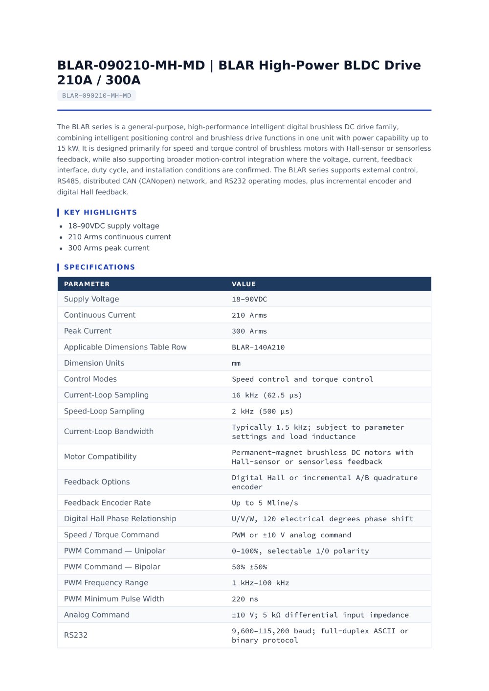 BLAR-090210-MH-MD_datasheet.pdf - NEOTON MOTOR
