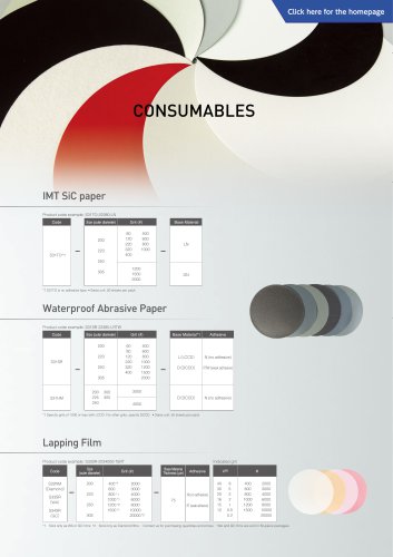 CONSUMABLES
